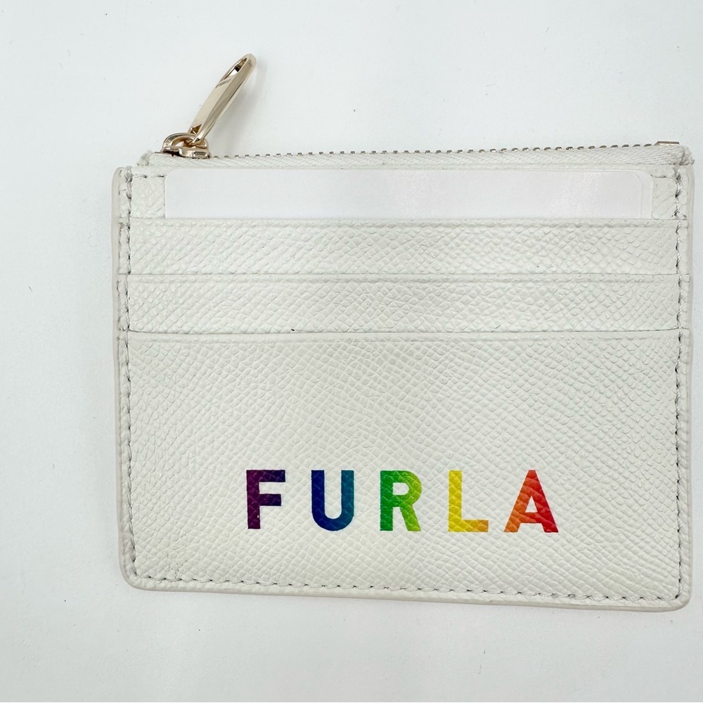 Furla Rainbow Card Case / Wallet NWT with Dust Bag and Box - Picture 2 of 5